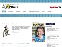 Tablet Screenshot of biggame.ch